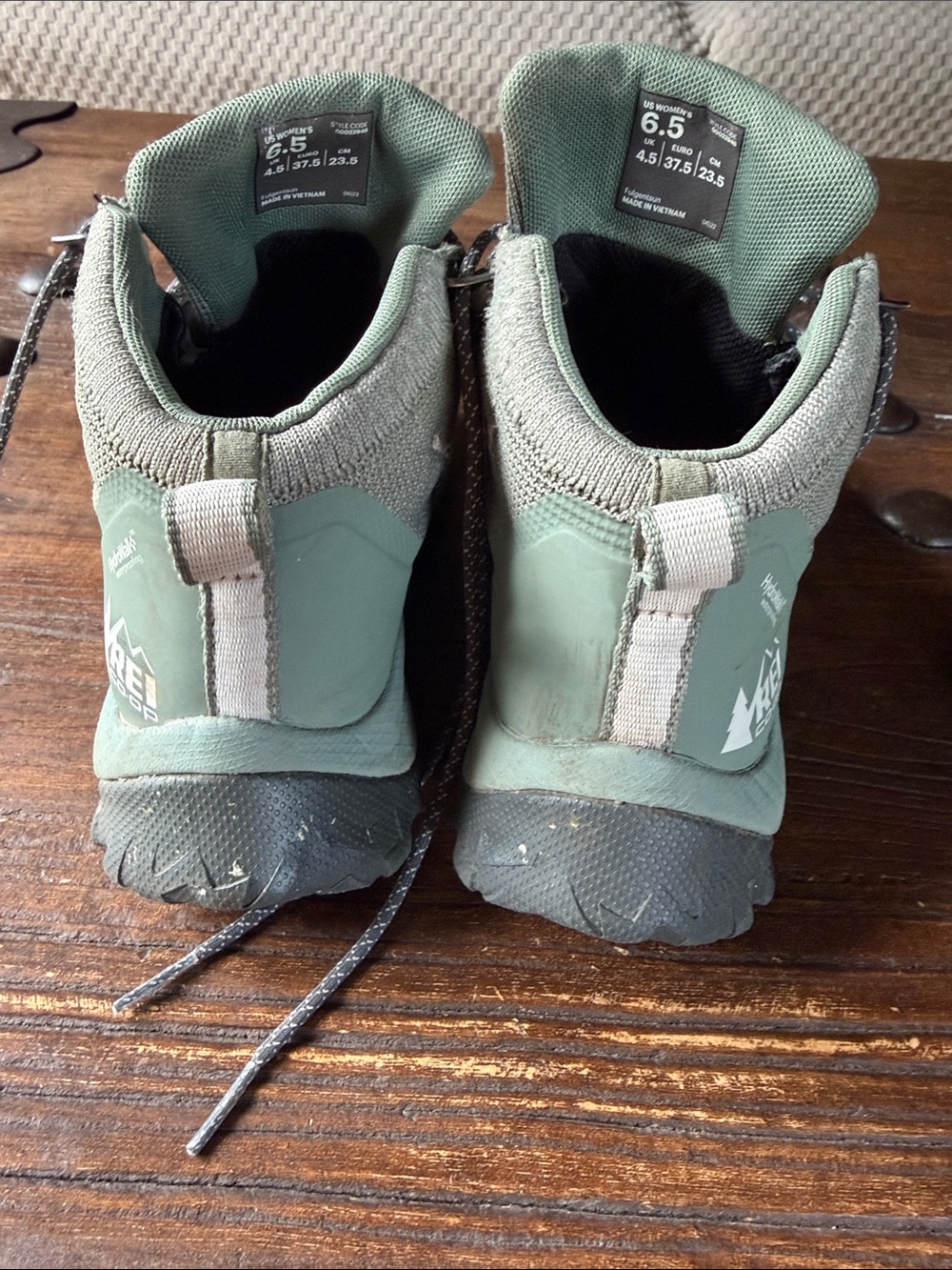 REI Sage Green Trail Boots - Picture 3 of 4